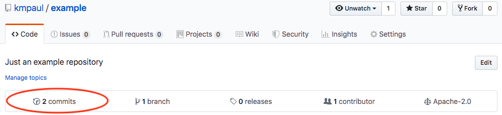 GitHub Two Commits